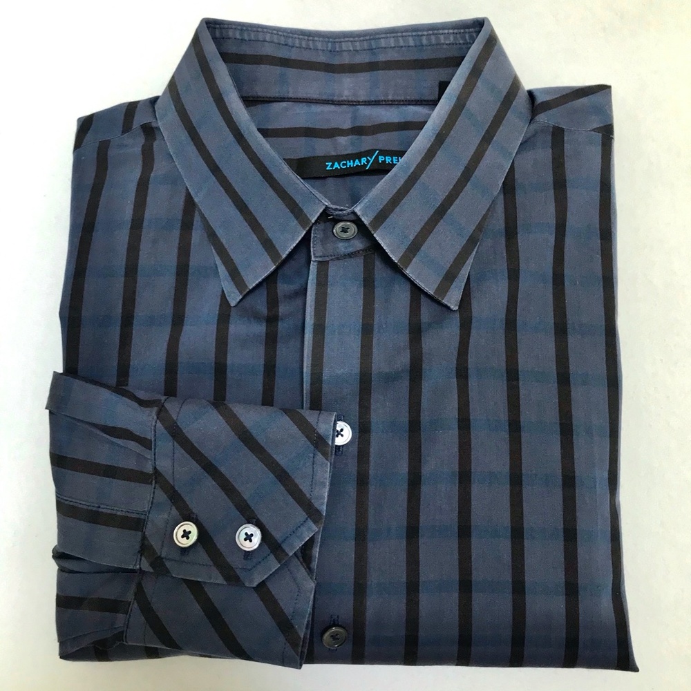 Zachary Prell Gingham Button Down - L - image 1